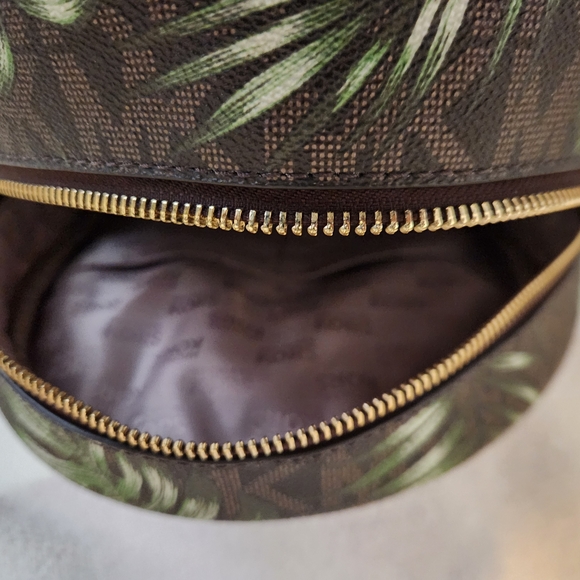 Michael Kors Palm Leaf Backpack - Picture 7 of 9